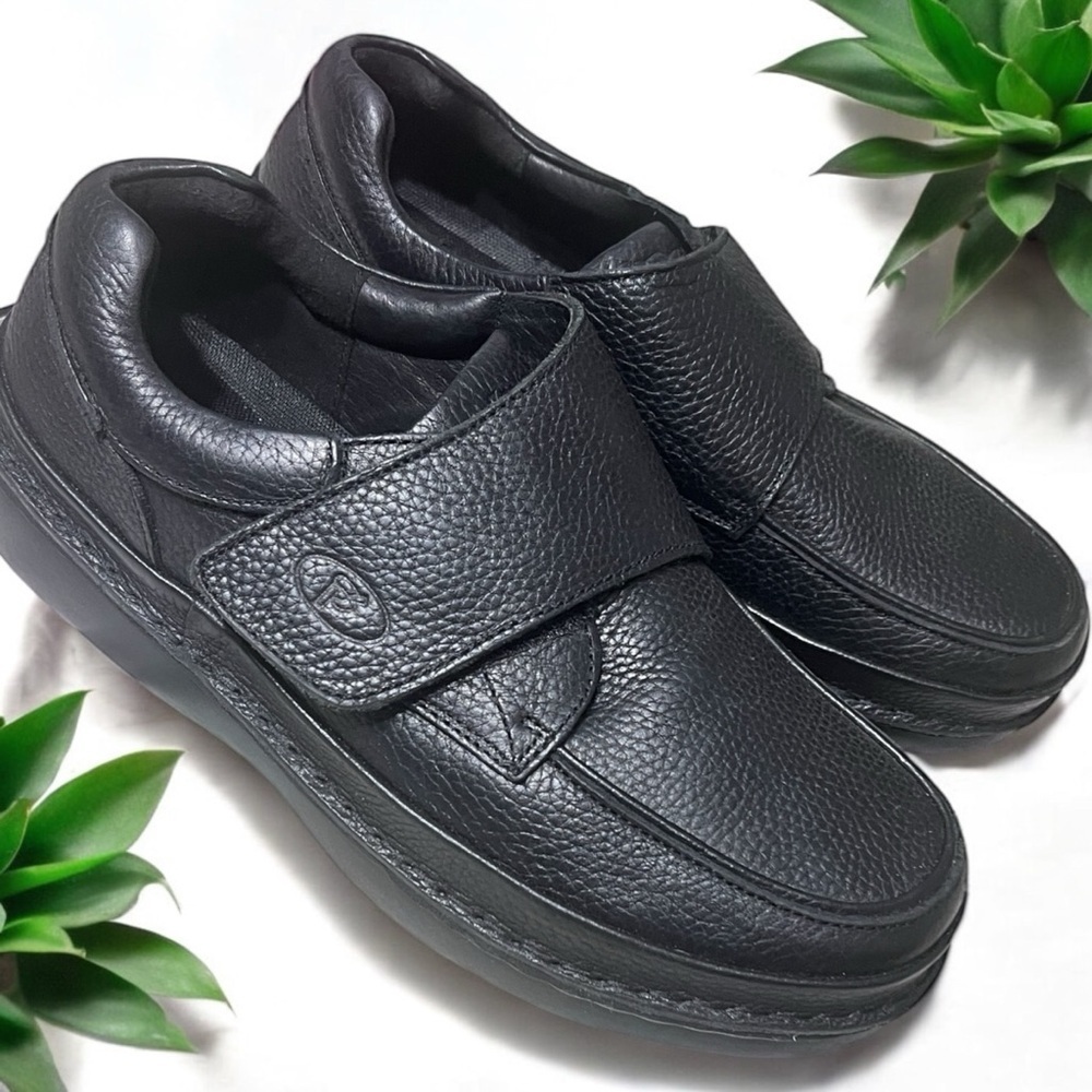 Propet Men's Black Leather Loafers☑️ - Picture 6 of 12
